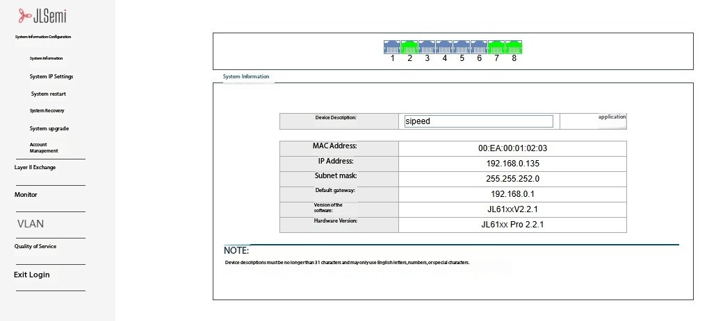 Management Homepage